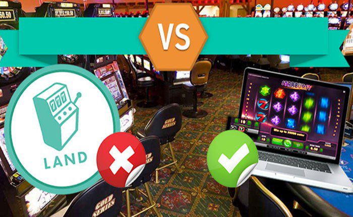 Online casino live vs Επίγειο καζίνο