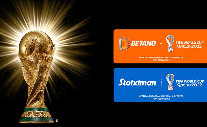 Stoiximan και Betano επίσημοι υποστηρικτές FIFA World Cup Qatar 2022™