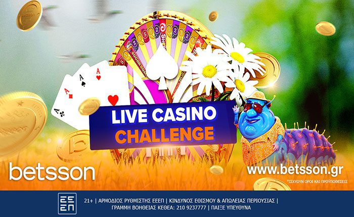 Betsson Casino live με σούπερ τουρνουά όλο τον Απρίλιο!